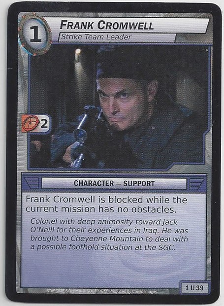 Frank Cromwell, Strike Team Leader